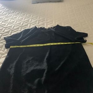 Ann Taylor Factory Small Black Jacquard Blouse